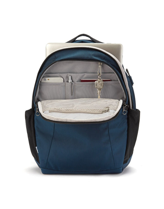 Product Image – Pacsafe metrosafe ls350 econyl anti-theft recycled backpack interior view