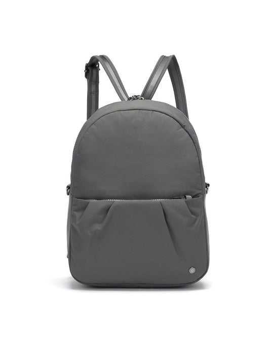 Product Image – Citysafe cx econyl convertible anti-theft backpack front view with straps