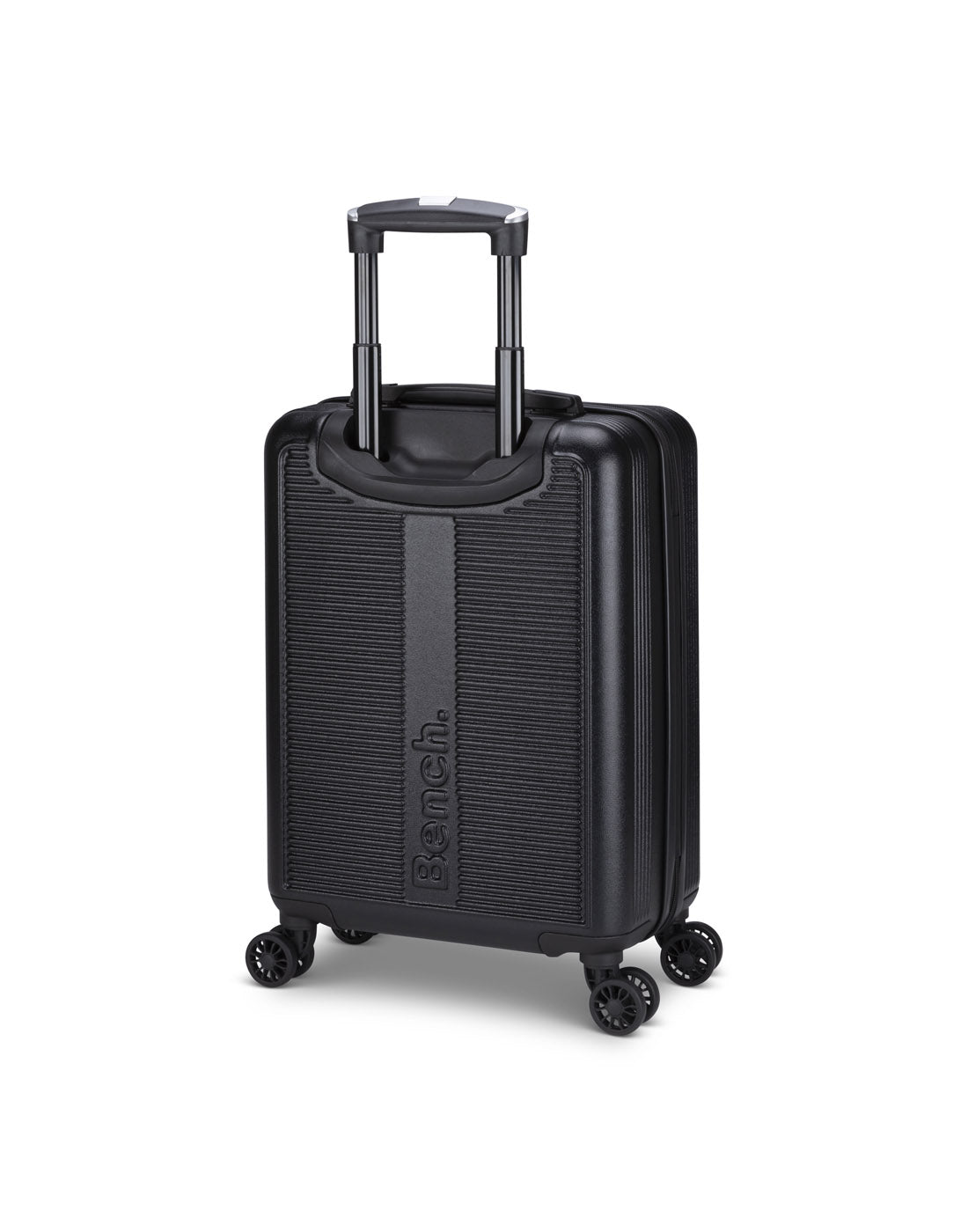 Bench Caelum Hardside 19" Spinner Carry-on, black, back angled view