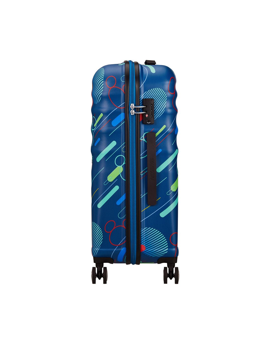 American Tourister Disney Wavebreaker Medium Spinner - Mickey Future Pop, left side view