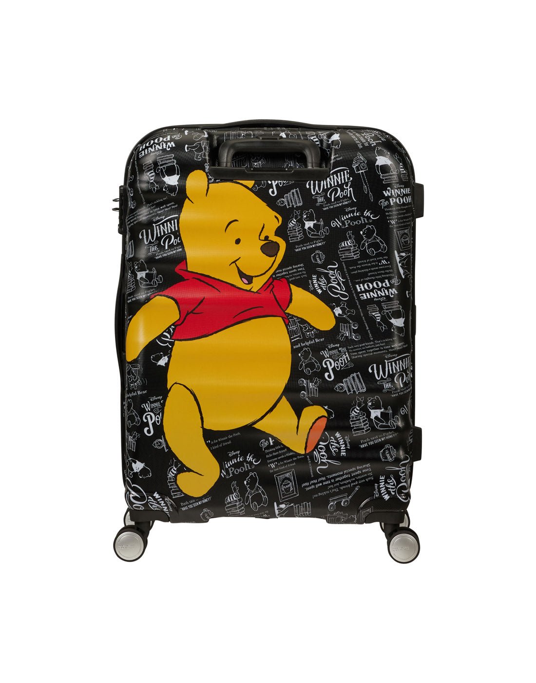 American Tourister Disney Wavebreaker Medium Spinner - Winnie the Pooh, back view