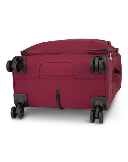 Atlantic Artisan III 28" Expandable Spinner, burgundy, bottom view