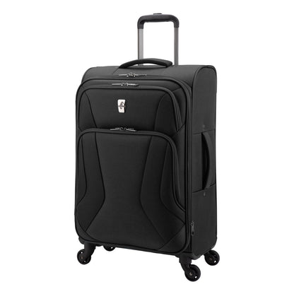 Atlantic Bavaria 24" Expandable Spinner, black, front view.