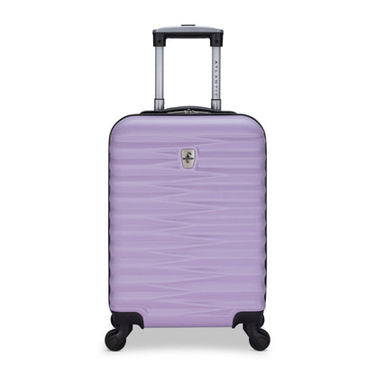 Atlantic Chaser Hardside 19" Spinner Carry-on in powder lilac, front view