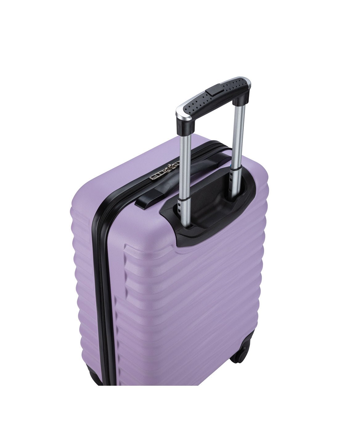 Atlantic Chaser Hardside 19" Spinner Carry-on in powder lilac, back top view