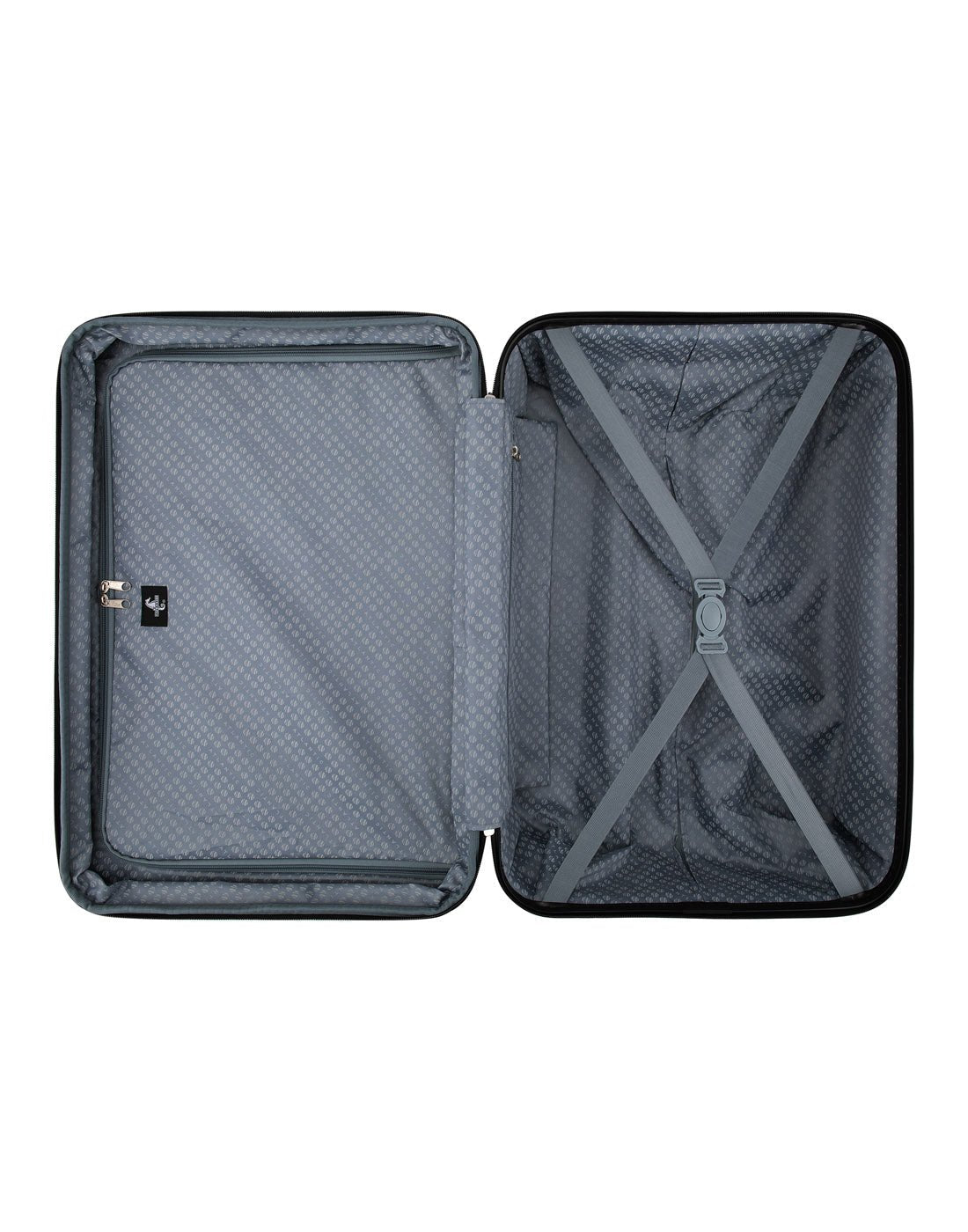 Atlantic Horizon Hardside 24" Expandable Spinner open to inside view