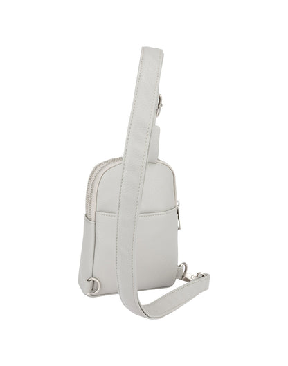 Bench Juliet Mini Sling Bag, grey, back view