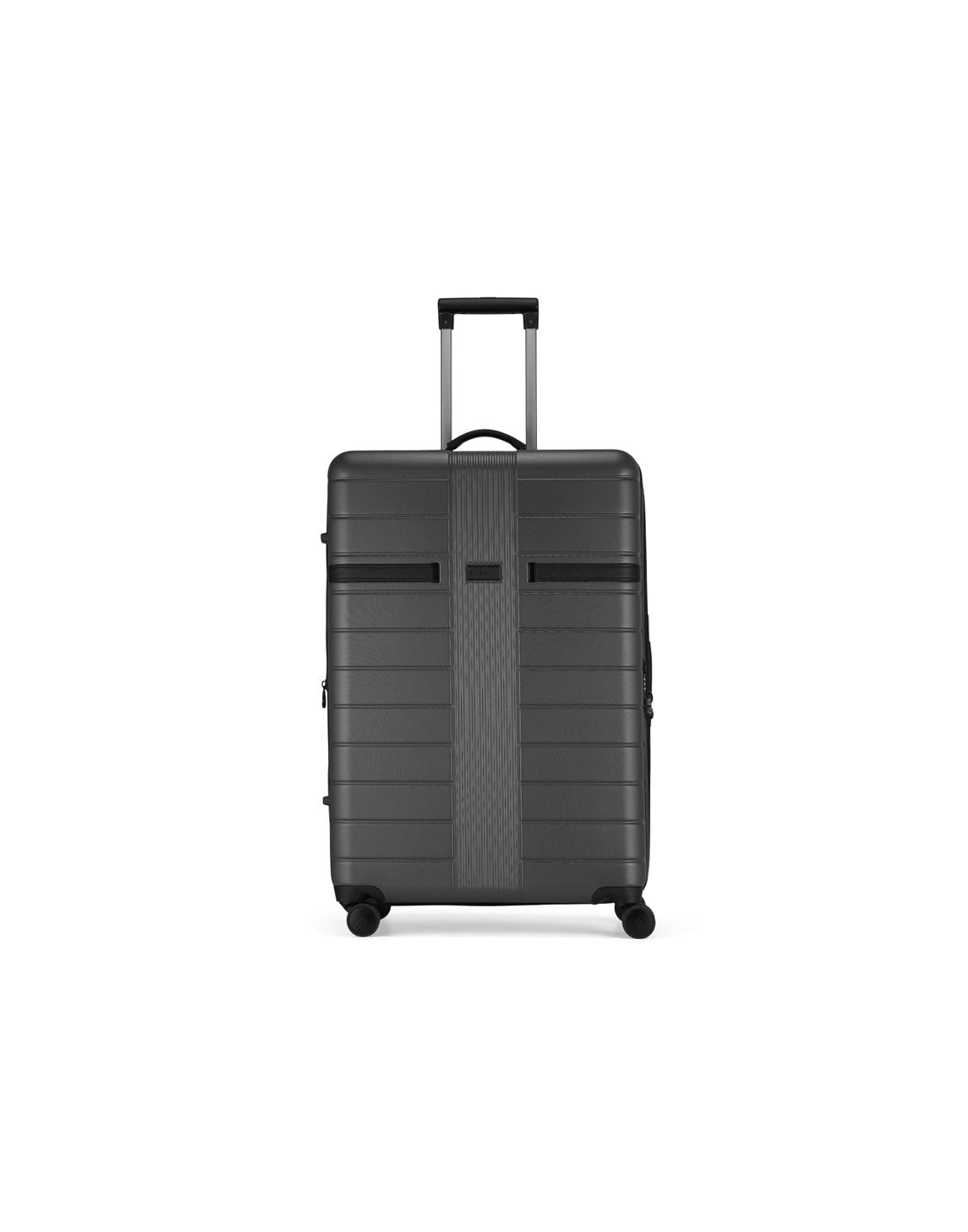 Bugatti Hamburg 28" Hardside Expandable Spinner in Charcoal, front view.