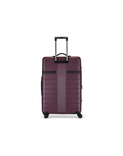 Bugatti Hamburg 28" Hardside Expandable Spinner in Red Lacquer colour, back view.