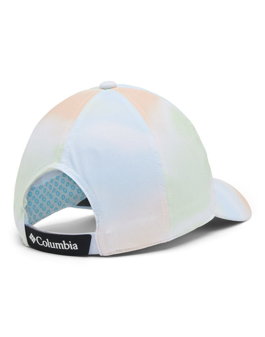 Product Image – Columbia Coolhead™ II Ball Cap in white undercurrent print, back view