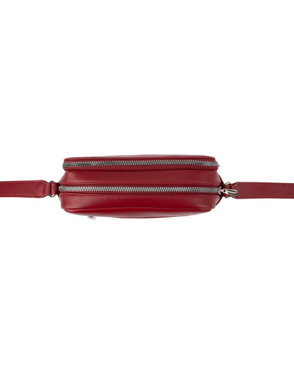 David Jones Shoulder Bag, red, top view