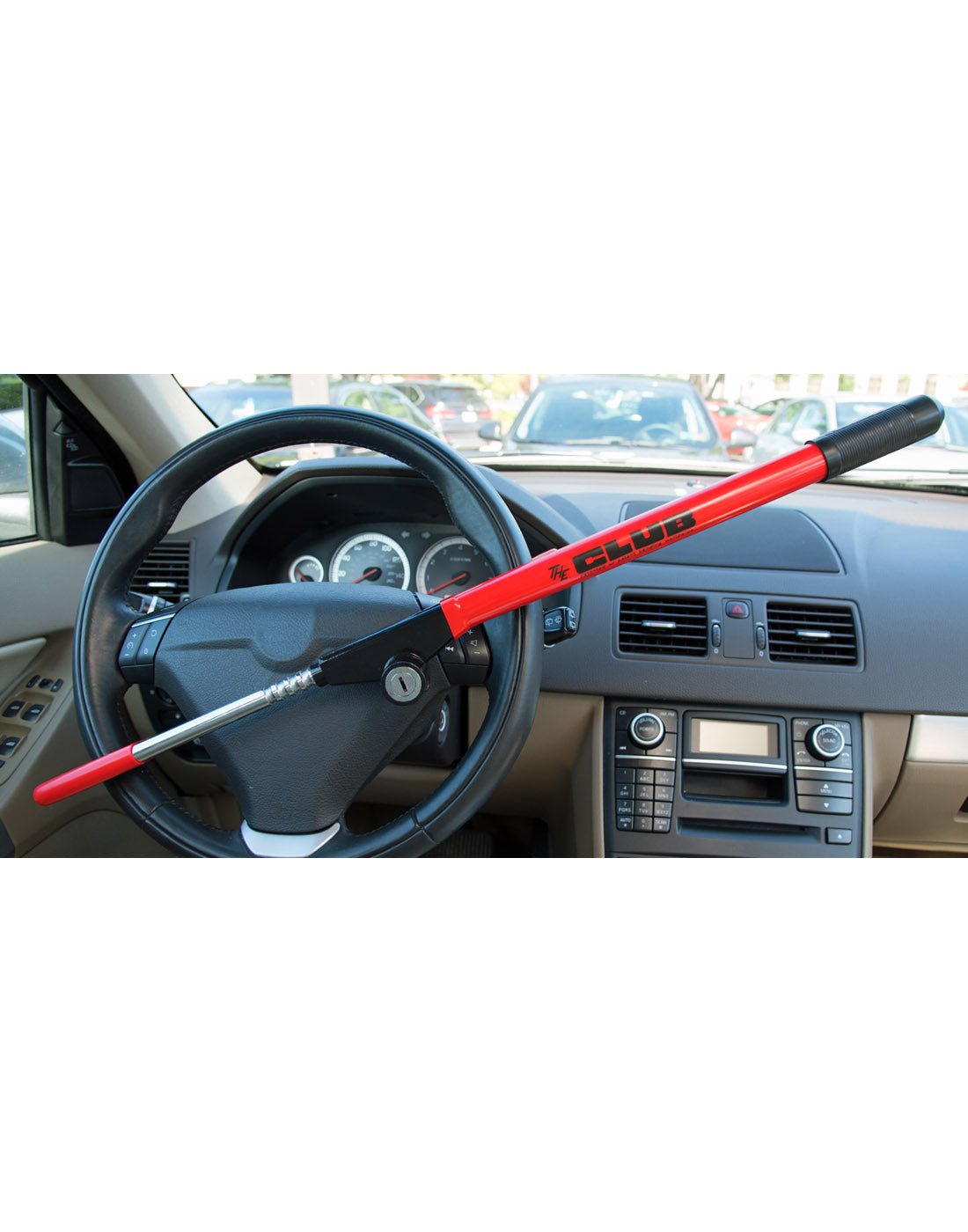 The Original Club® Steering Wheel Lock - Red