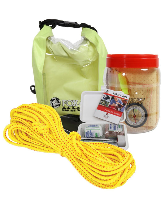 Product Image – Contents image of the Fox 40® Paddlers Safety Pack.