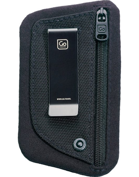 Product Image – Go Travel The Clip Pouch RFID, front view.