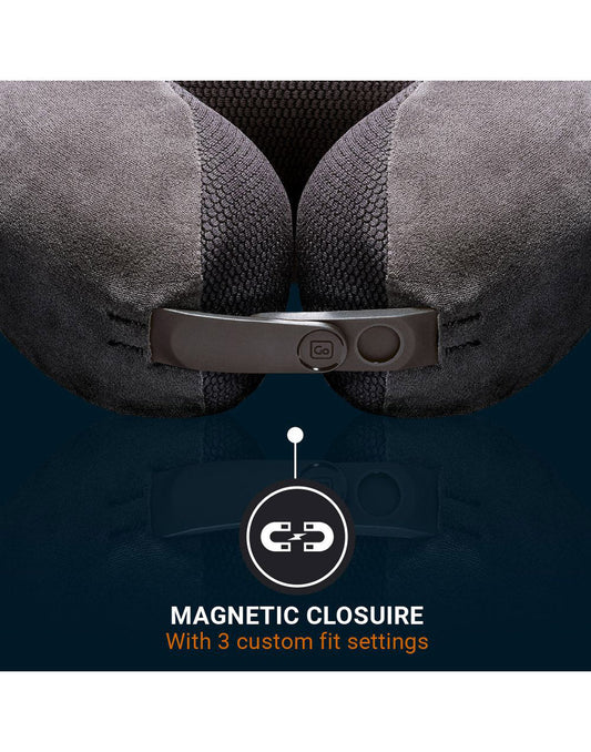 Product Image – Close up of magnetic closure on Go Travel Ultimate 3.0 Travel Pillow