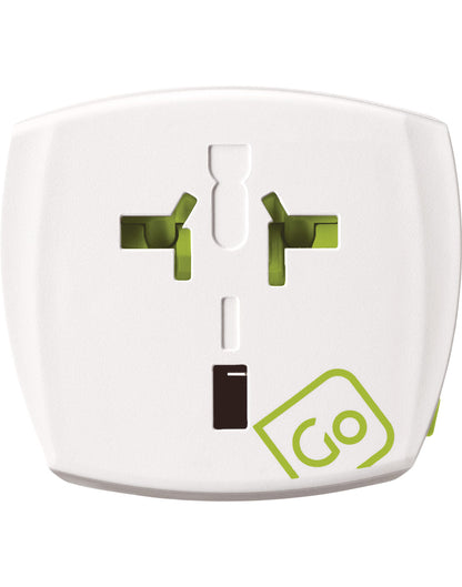 Go Travel Worldwide Adapter, top view.