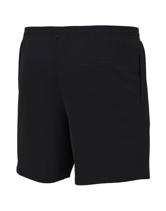 Product Image – Back view of the Huk Men's Pursuit Volley Swim Short in Black.