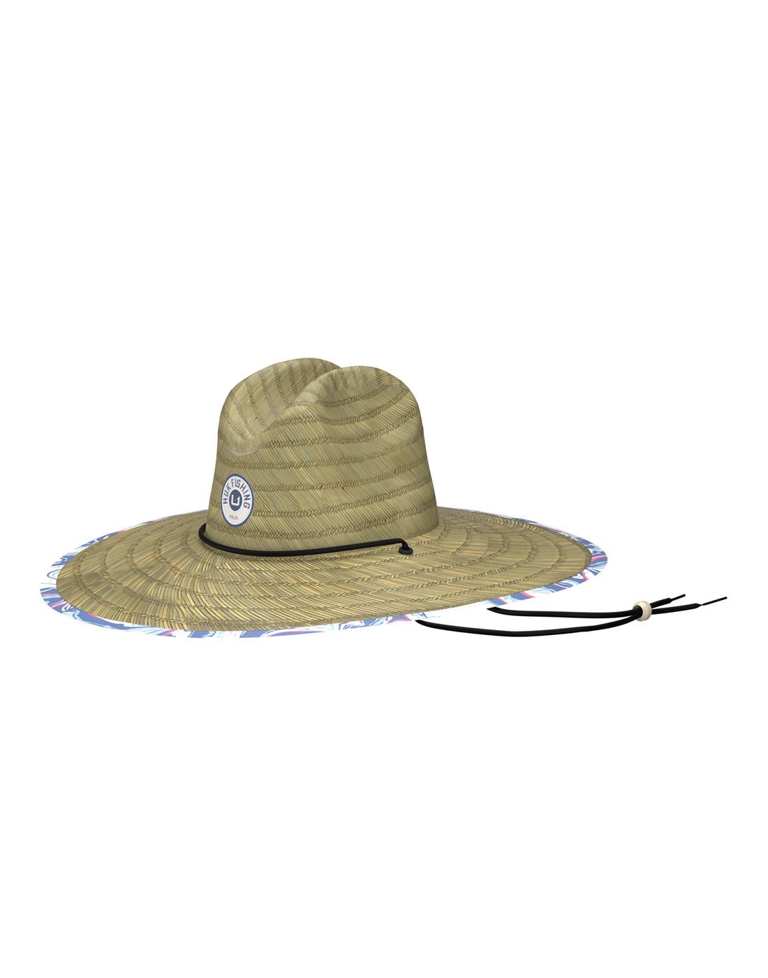 Huk Women's Brackish Flow Straw Hat, front view