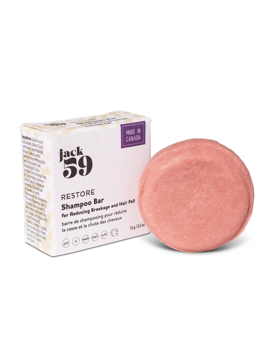 Jack59 Travel Shampoo Bar - restore