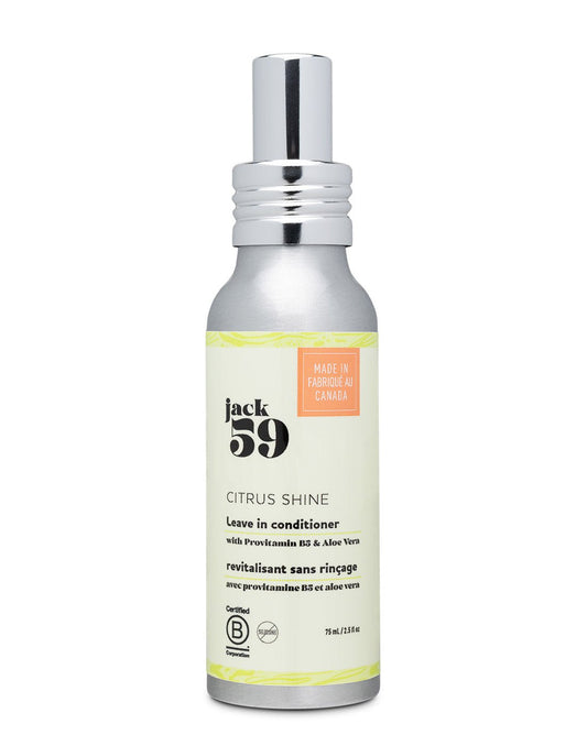 Product Image – Jack59 Travel Size Leave-In Conditioner spray bottle - citrus shine