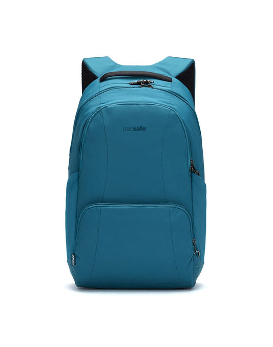 Product Image – Pacsafe® LS450 Anti-Theft 25L Backpack, tidal teal, front view