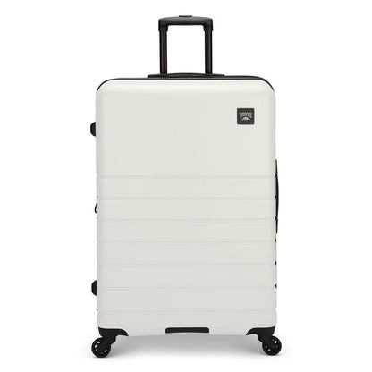 Roots Panorama 28" Hardside Expandable Spinner in tofu, white colour, front view