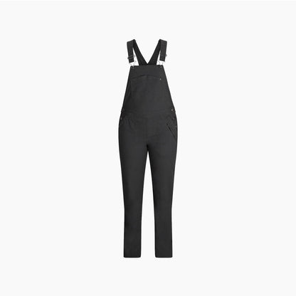 Royal Robbins Women's Half Dome Overall in charcoal grey, front view