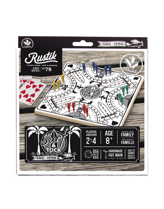 Product Image – Surf & Tock Pachisi Travel Game front of box