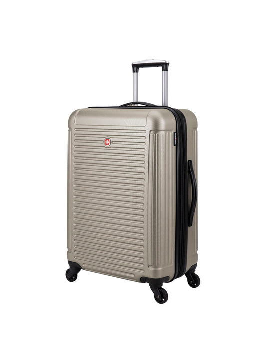 Product Image – Swiss Gear Escapade 5 Hardside 24" Expandable Spinner, sand, front side view