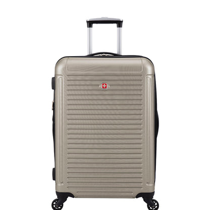 Swiss Gear Escapade 5 Hardside 24" Expandable Spinner, sand, front view