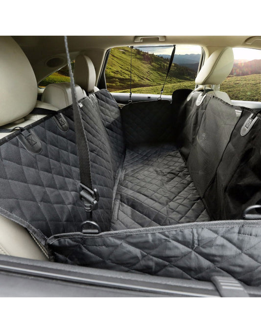 Product Image – Image showing The Good Dog Seat Cover set up on the back seat of a passenger vehicle