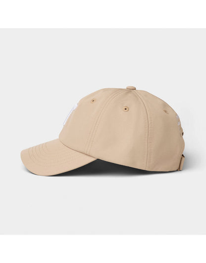 Tilley T Golf Cap in light tan, side view