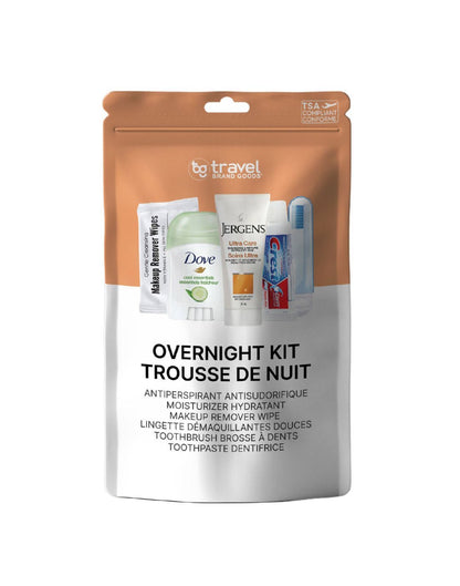 Women's Overnight Travel Kit 5pc package view