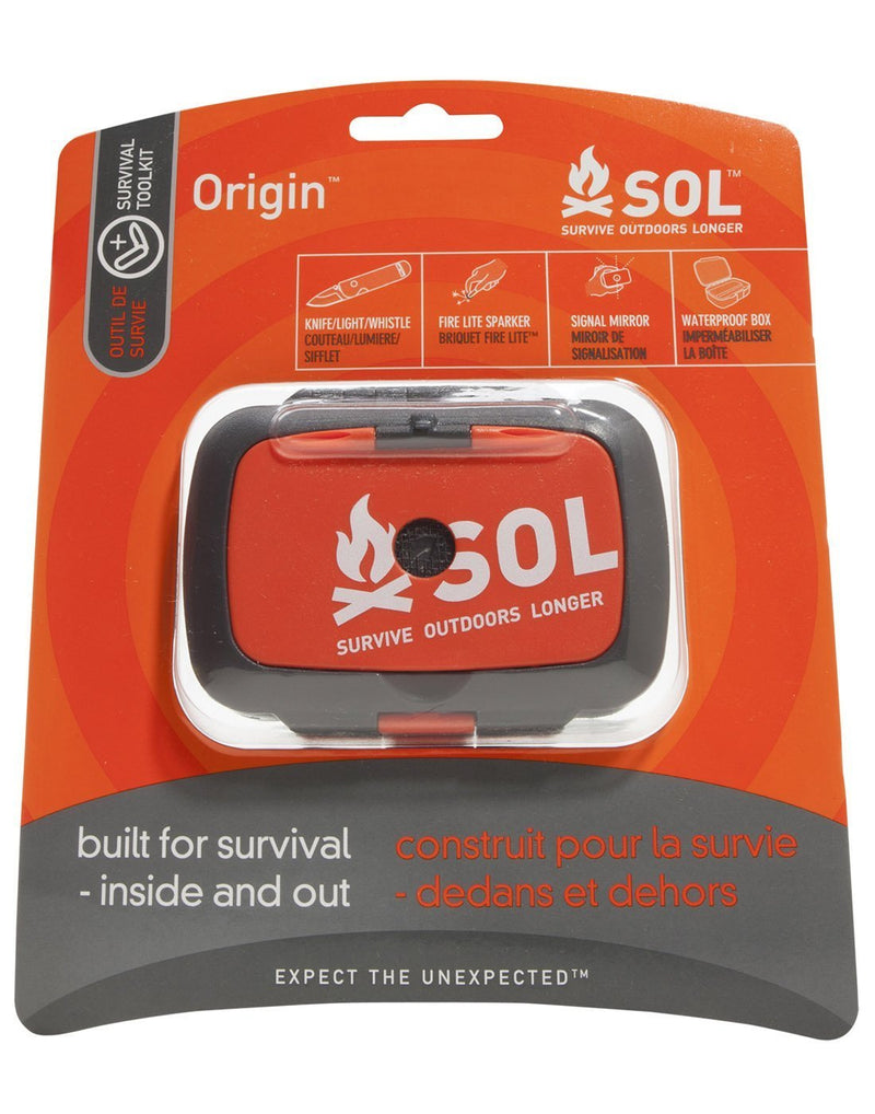 SOL origin survival toolkit package front view