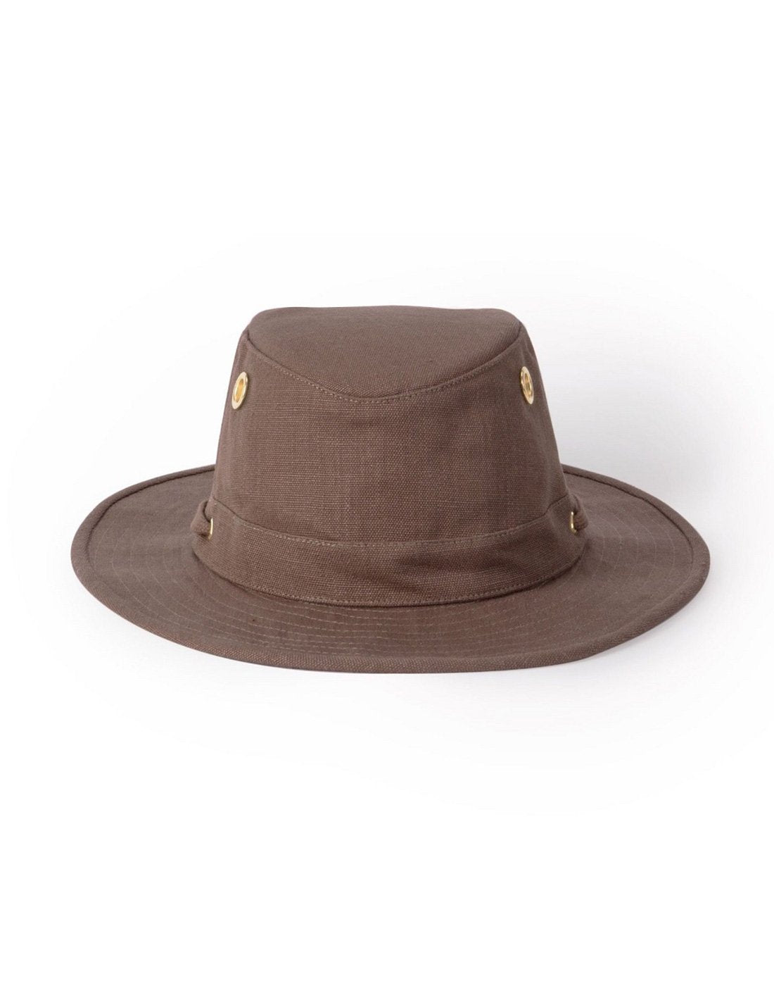 Mocha colour hat side view