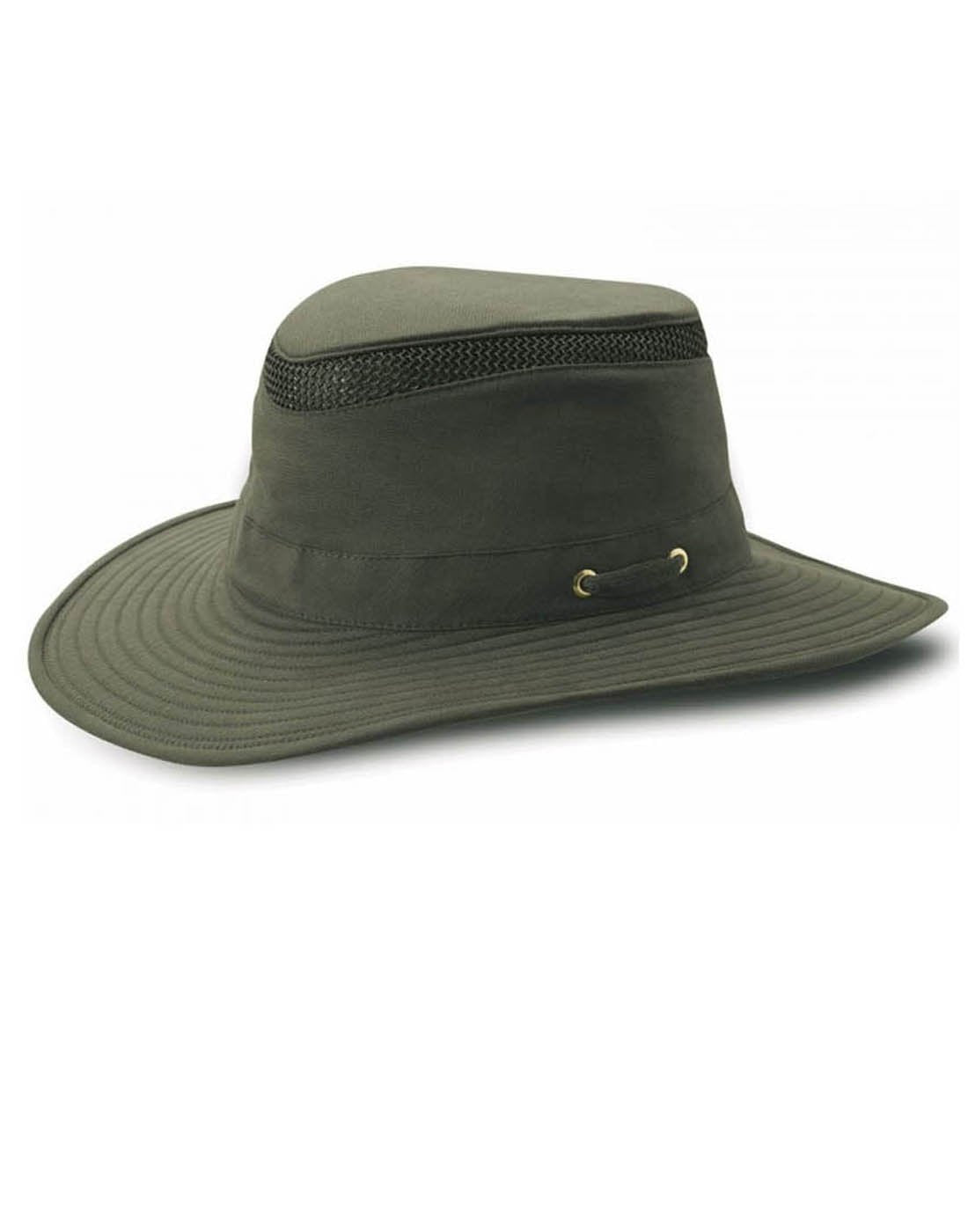 Olive colour hat front view