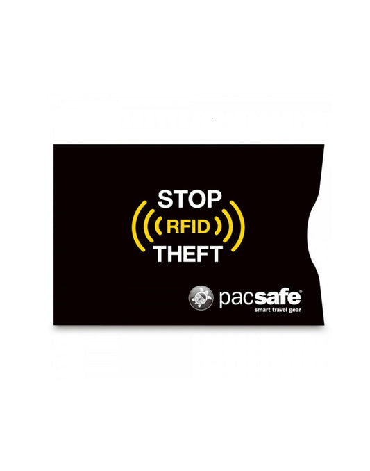 Product Image – Pacsafe RFID sleeve 25 credit card sleeve front view