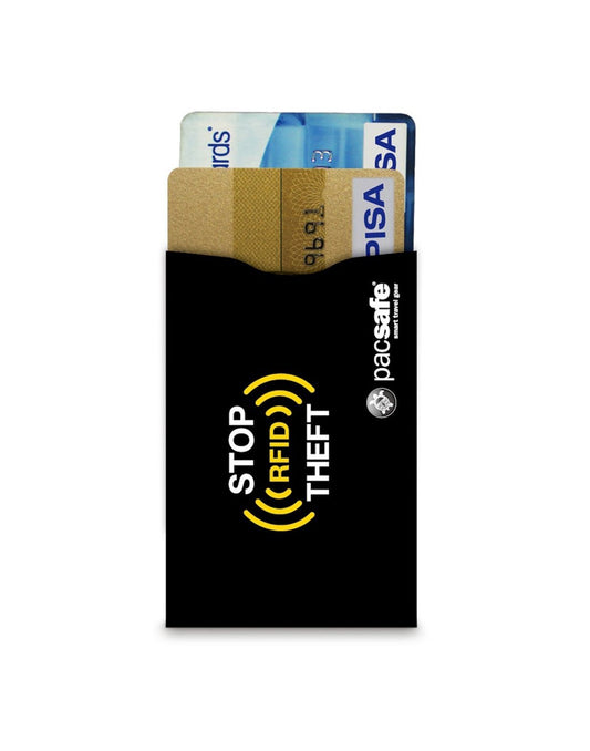 Product Image – Pacsafe RFID sleeve 25 credit card sleeve with credit card