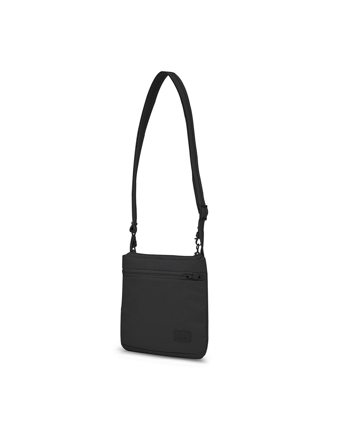 Pacsafe citysafe cs50 anti-theft crossbody black colour purse front view