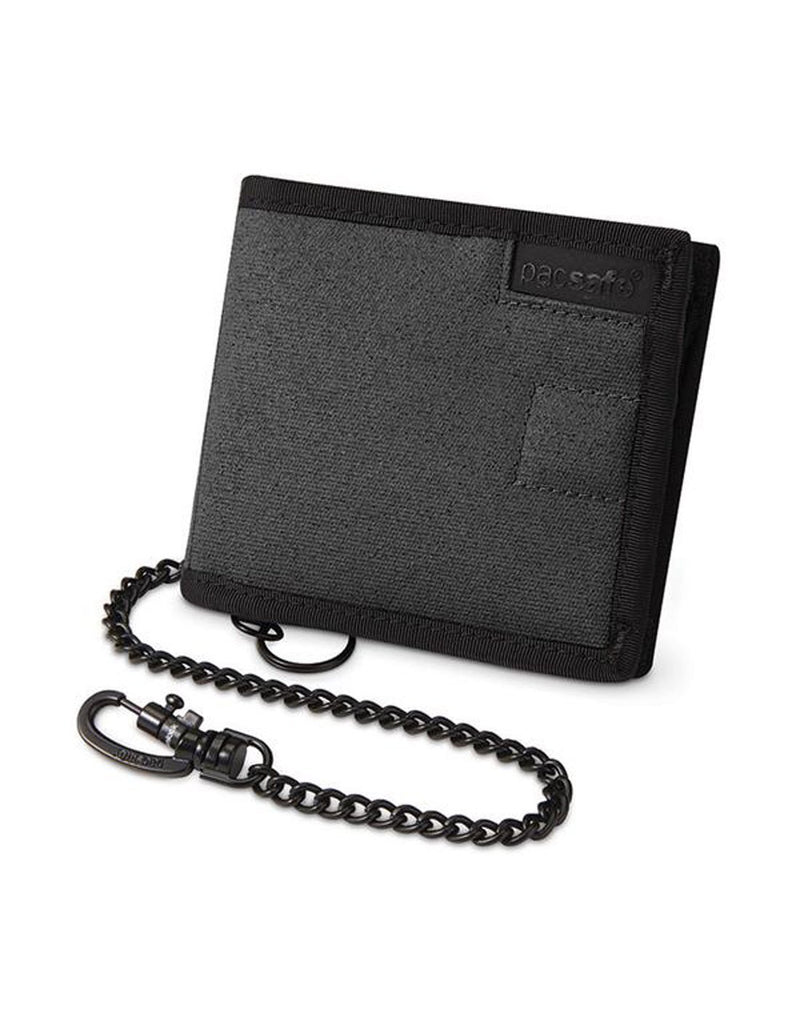 Pacsafe RFIDsafe Z100 Bi-fold wallet - black back view