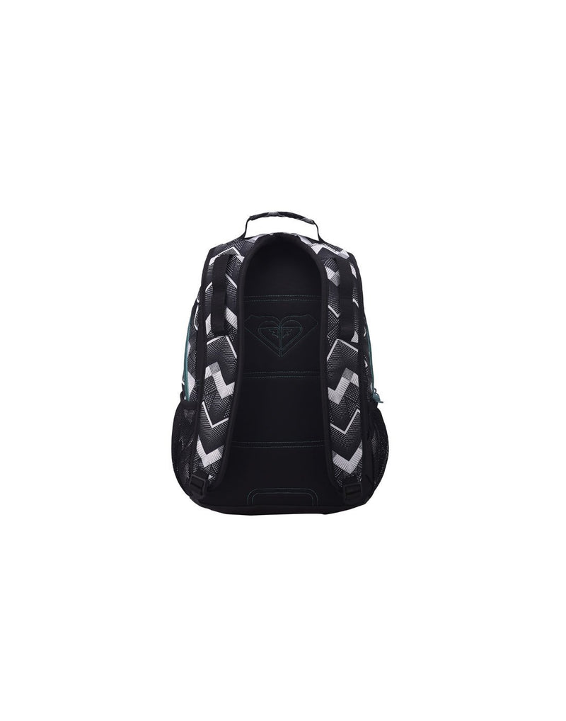 Roxy shadow dream backpack optic black colour back view