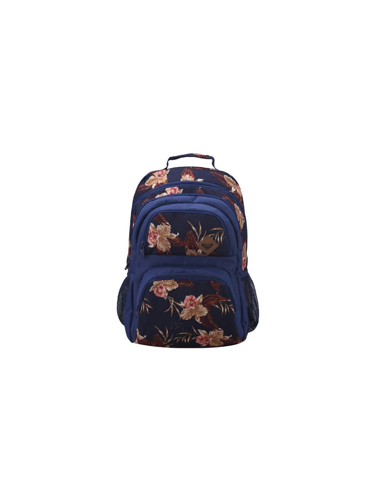 Roxy shadow dream backpack castaway blue colour front view