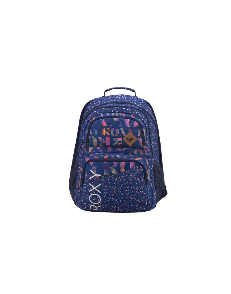 Roxy shadow dream backpack dotsy colour front view