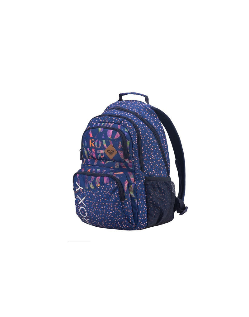 Roxy shadow dream backpack dotsy colour corner view