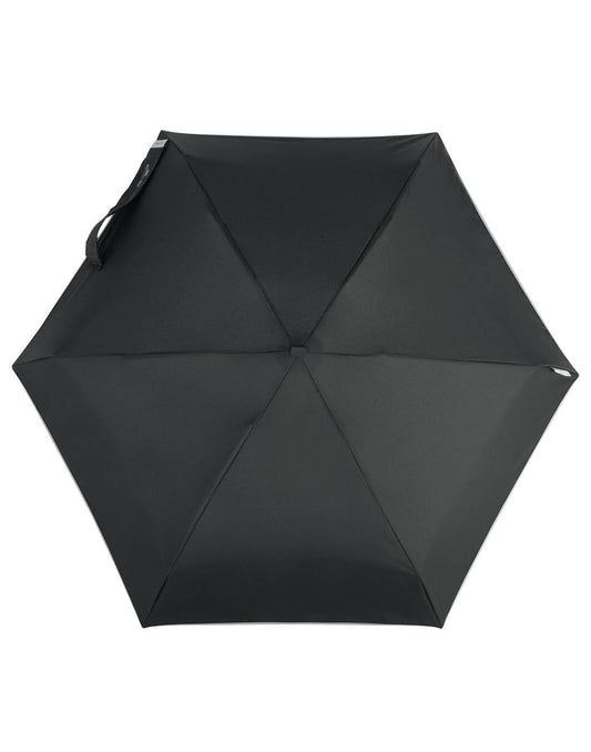 Product Image – Reflectek black colour compact umbrella top view