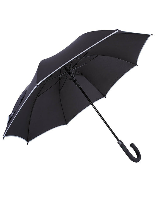 Product Image – Reflectek auto stick black colour umbrella corner view