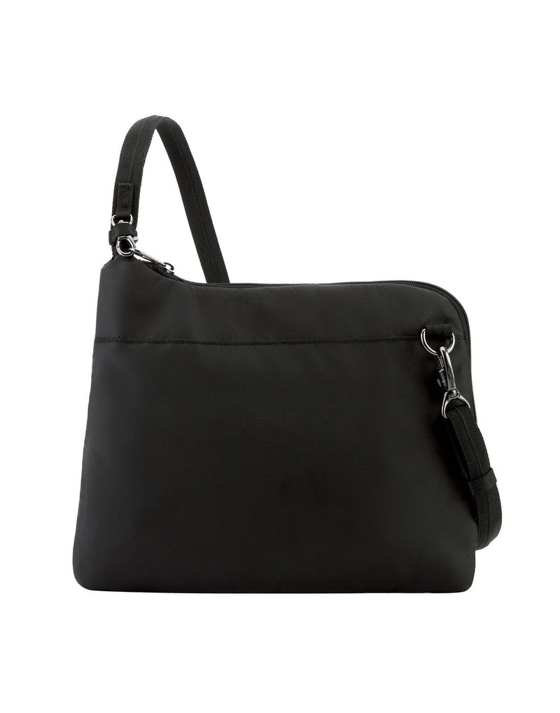 Pacsafe daysafe anti-theft slim black colour crossbody bag back view