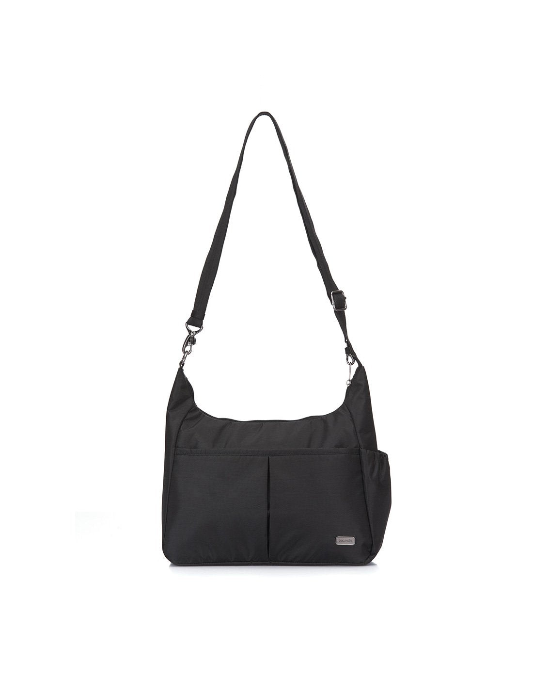 Pacsafe daysafe anti-theft black colour crossbody bag front view