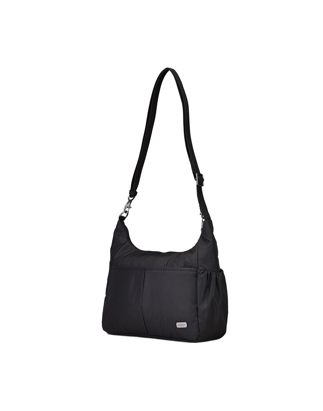 Pacsafe daysafe anti-theft black colour crossbody bag corner view