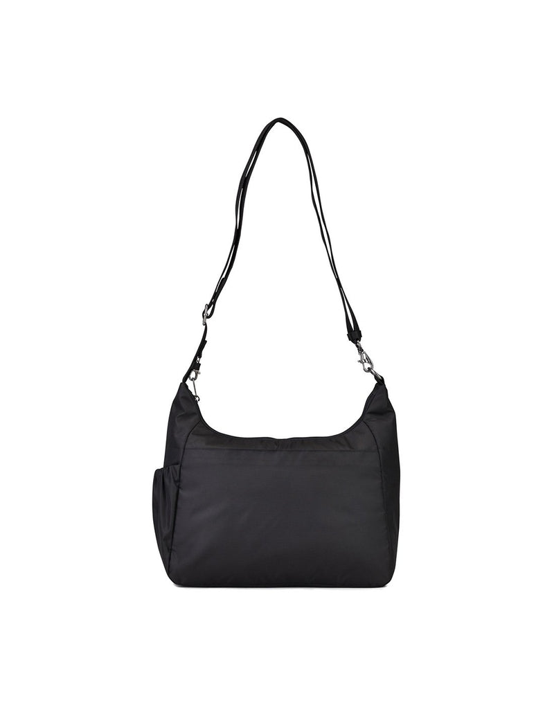 Pacsafe daysafe anti-theft black colour crossbody bag back view